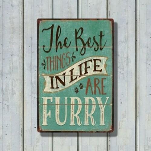 The Best Thing In Life Is Maomao Metal Tin Sign Metal Strip Decoration Bathroom Board Bar Decoration Board