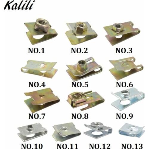 Car license plate Self - tapping Screw Base Metal Fastener Clip For All Auto Bumper Leaf Board Fender Rivets