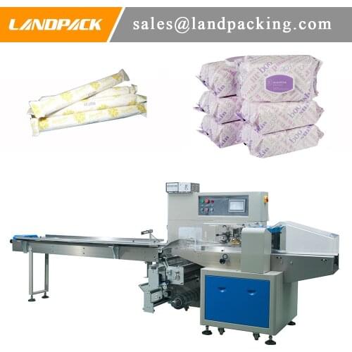 Sanitary Cotton Personal Daily Necessities Pillow Bag Horizontal Flow Pack Machine