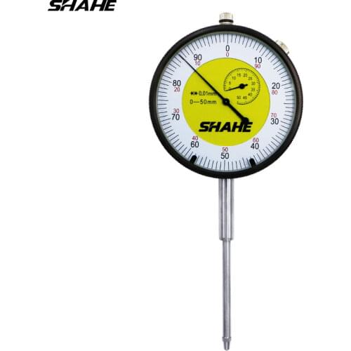 Shahe 0-5/0-10/0-20/0-30/0-50 mm 0.01 mm High Quality dial indicator Metric Dial indicator gauge 0.01mm