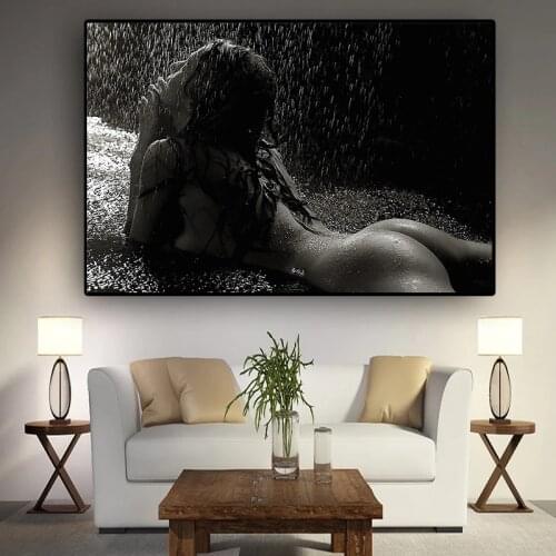 Modern Abstract Nude Women Oil Painting on Canvas Posters and Prints Wall Art Sexy Body Pictures for Living Room Cuadros Decor