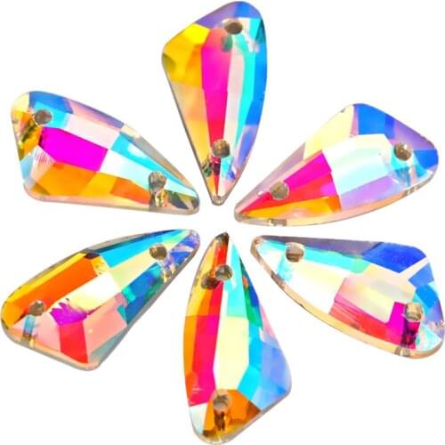 Pepper стразы Sew On Rhinestones Flatback Glass Crystal AB Sew On Rhinestones Sewing Rhinestones Wedding Dress B1140