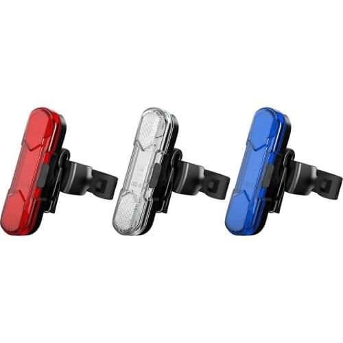 Safety Warning Bicycle Rear Light Waterproof LED Bike Taillight USB Rechargeable Bicycle Safety Warning Rear Light COB Lamp