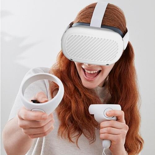 VR Helmet Protective Shell VR Silicone Headset Cover For Quest 2 Headset Accessories