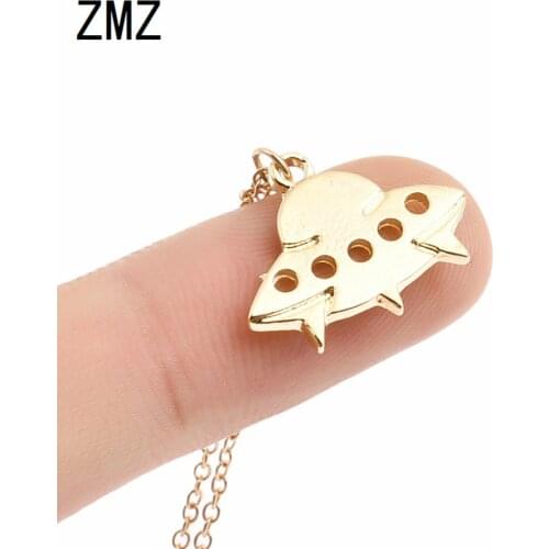 ZMZ 2018 Europe/US fashion UFO pendant creative jewelry for girls girlfriend gift party jewelry