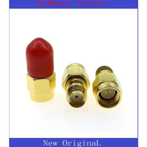 1PCS RP-SMA SMA Male Plug to Female Plug RF Coax Adapter convertor Straight goldplated