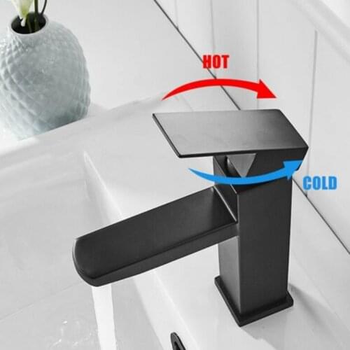 1PC Bathroom Basin Sink Tap With 2 Hose Monobloc Mixer Taps Waterfall Chrome Brass Faucet Hot And Cold Taps Bathroom Faucet