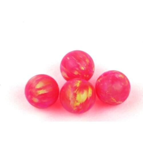 2mm to 12mm OP43 Round Bead Opal Stone for DIY opal Jewelry Color Play Synthetic Opal Stone