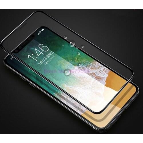 200pcs Full coverage tempered glass for iphone 7 6 6s 8 plus XS MAX glass iphone 7 8 6 X screen protector protective glass