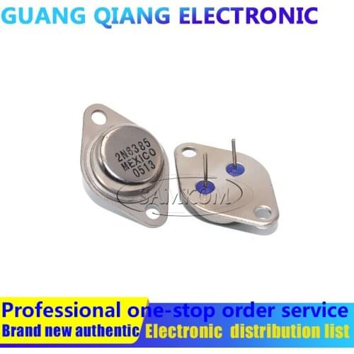 2N6385 Trans NPN 80V 10A 3-Pin(2+Tab) TO-3