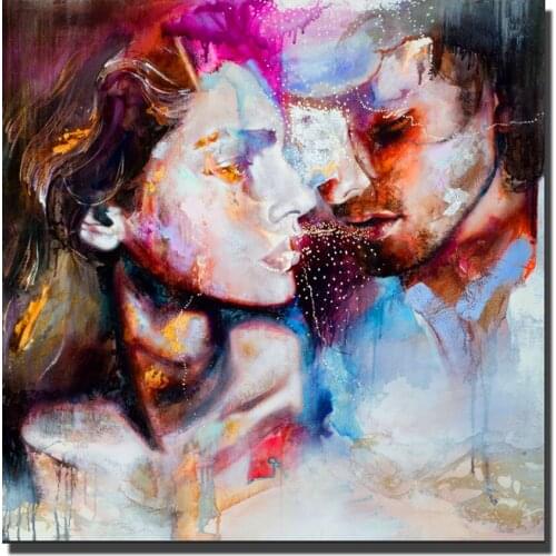 Diamond embroidery color abstract couple 5D DIY full diamond painting square round drill 3d rhinestone pictures mosaic wall art
