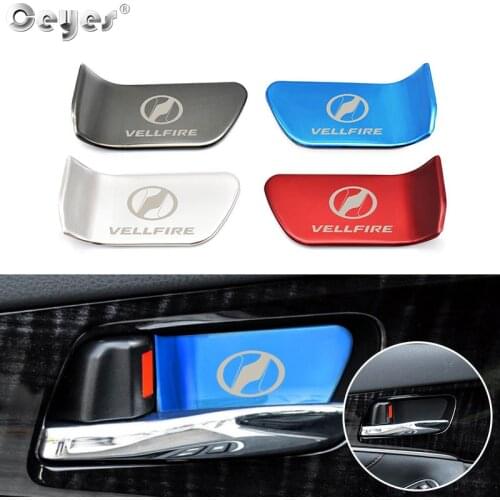 Ceyes Auto Covers For Toyota Vellfire 30 Series Car Door Wrist Handle Bowl Cover Case Decoration Sticker Car Styling Accessories