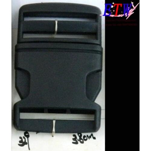 Free shipping 38mm Plastic Buckles Black Color 20pcs/lot Garment School Bag accessories, For wholesale and retail