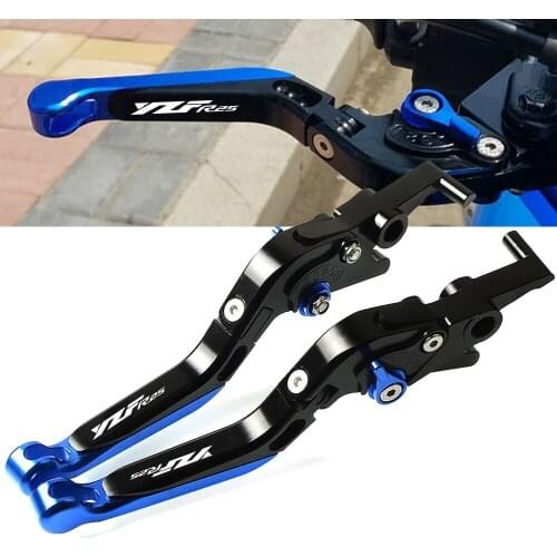 For YAMAHA R25 YZF-R25 YZF R25 YZFR25 2014-2019 2015 2016 2017 2018 Motorcycle Accessories Brake Clutch Levers LOGO YZFR25