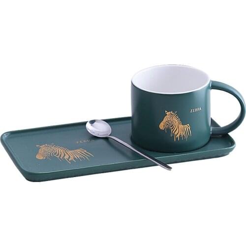 European Ceramic Mug Luxury Minimalist Nordic Mug Tea Cup Tazas De Ceramica Creativ Coffee Cup Cups and Mugs DD60MG