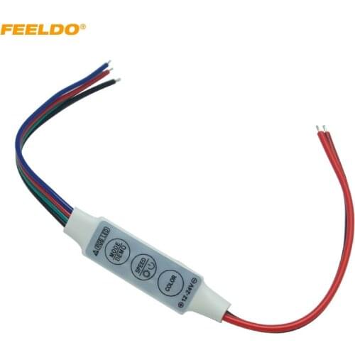 FEELDO 20pcs DC12V~24V LED Flasher Module Flash Strobe Controller With 4-Wire Connecotr For LED Strip Light #CA3965