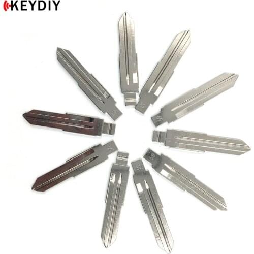 KEYDIY 10 pcs/lot Metal Blank Uncut Flip Replacement KD Remote Key Blade 59# For Chery A1/Karry Yousheng
