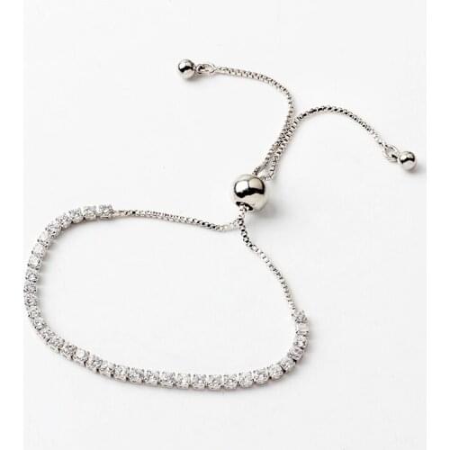 Crystal beads small tiny charms bracelet for charming girl