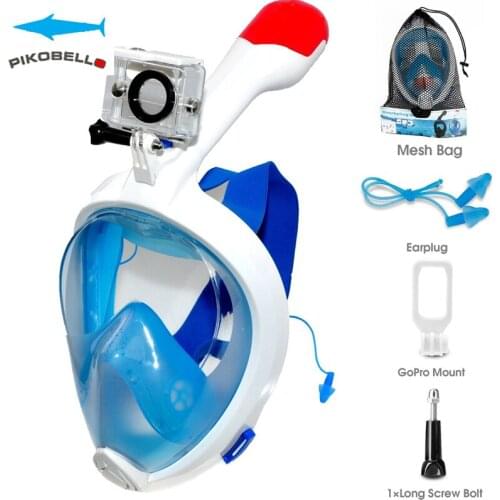 Adult Underwater Waterproof Diving Mask Full Face Diving Snorkel Diving Mask Swimming Mask