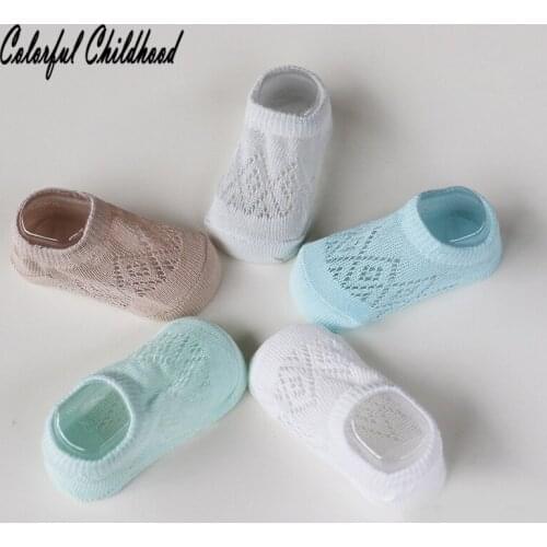 Lovely Baby summer socks stripe mesh boat socks for boy/girls floor socks 100% cotton newborn kids socks children accessories