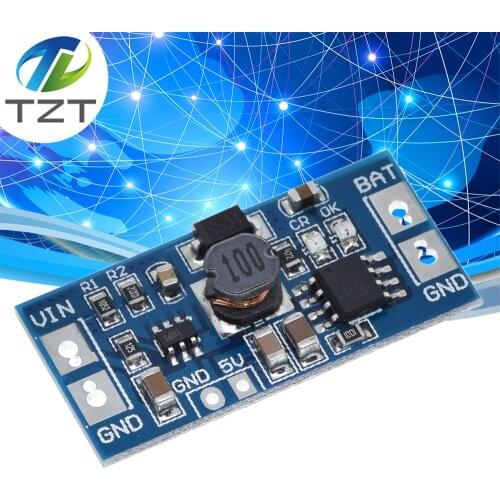 TZT 2 in 1 Charger Module & DC DC Step down Converter DC 6.5-40V to 4.2V 5V Charging board DD40CRTA