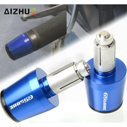 Motorcycle 7/8" 22MM Handlebar Hand Grips Handle Bar End Cap For SUZUKI GS500E GS500 E GS 500 E 1994-1998 1997 1996 1995