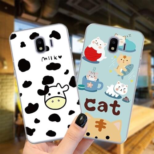 Cartoon Cute Cat Duck Rabbit Animals Soft Silicone Case Cover For Samsung J6 J4 Plus J8 2018 J2 J5 Prime J3 J330 J530 J730