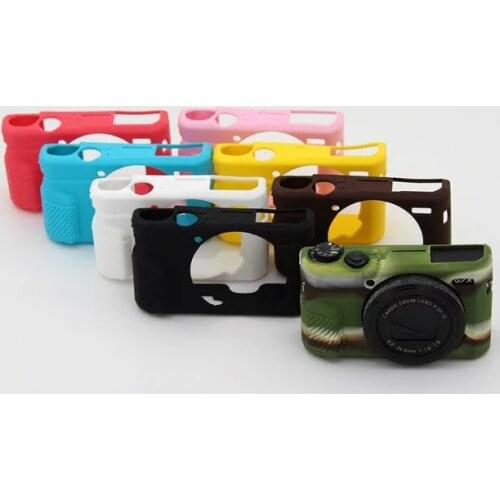 Soft Silicone Rubber Camera Protective Body Cover Case Bag Skin For Canon Powershot G7X Mark 2 G7X II G7X2 G7XII Camera