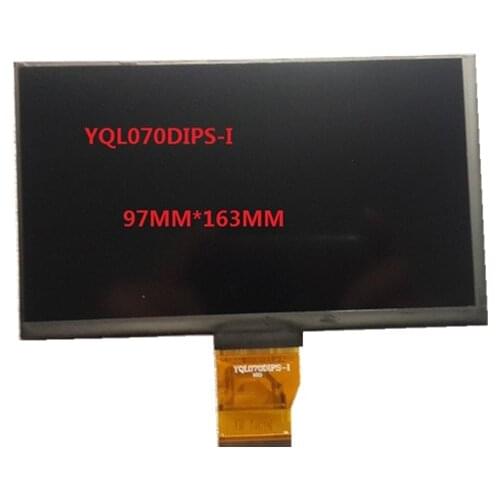 New 7'' inch LCD Display YQL070DIPS-J hd LCD screen YQL070DIPS for Newman F7 Dual LCD screen