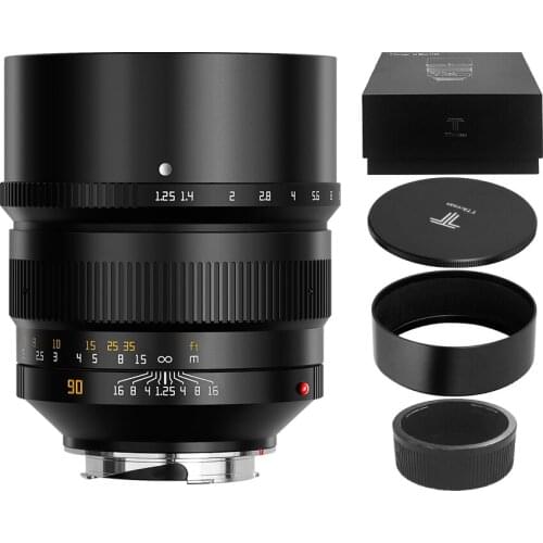 TTArtisans 90mm F1.25 Full Fame Lens for Leica M Mount Camera Leica M240 M3 M6 M7 M8 M9 M9p M10 Sony Nikon Cannon