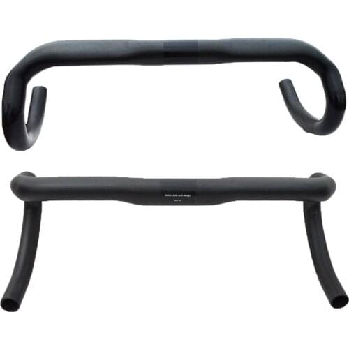 Full Carbon Fiber Road Bike Handlebar Ultra-Light Bicycle Bend Bar Matte or Glossy Clamp31.8mm Width400 420 440mm