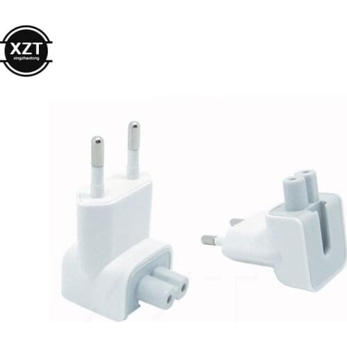 Wall AC Detachable Electrical Euro EU Plug Duck Head for Apple iPad iPhone USB Charger for MacBook Power Adapter