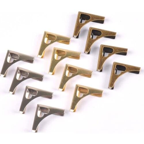 Silver/Golden/Bronze Heart Metal Corners For Books Scrapbooking Photo Albums Menus Corner Protectors Crafts DIY 20x20x4mm 30pcs