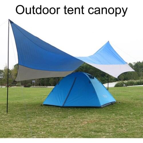Sunshade Fashion Polyester Waterproof Tarp Tent Polyester Sunshade Canopy Practical for Mountains