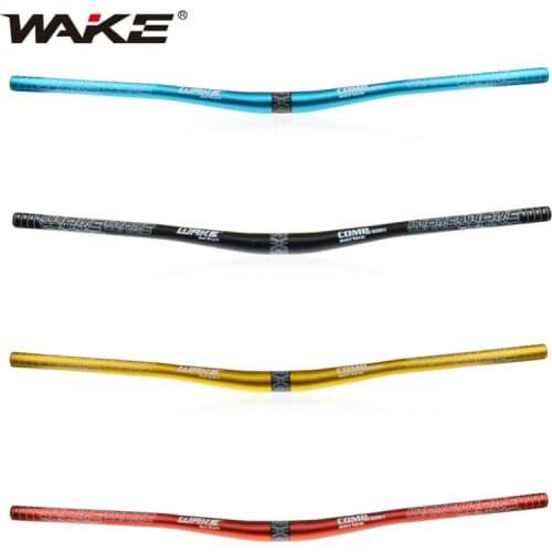 WAKE Aluminum Alloy Mountain Bike Handlebar DH 6 degree Bicycle Handlebar mtb Professional long hand bar 31.8* 780MM