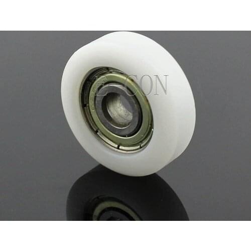 1/2/5/10 PCS Nylon Roller Wheel Plastic Bearings 5*22*7mm Guide Pulley Flat Belt Idler