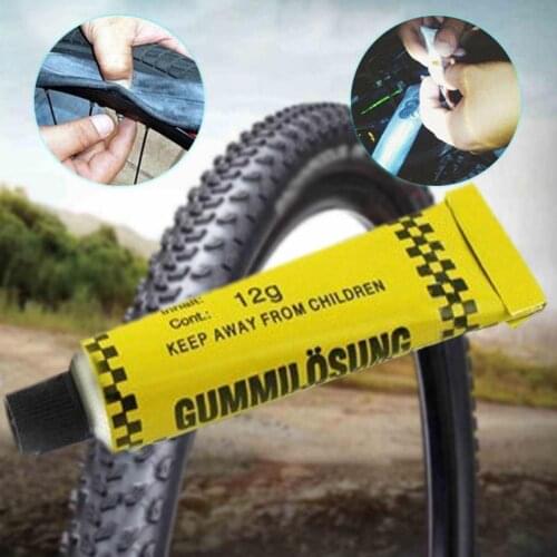 1Pcs Automobile Motorcycle Bicycle Tire Tyre Repairing Glue Bike Inner Tube Puncture Repair Tools Cement Rubber Cold Patch Glue