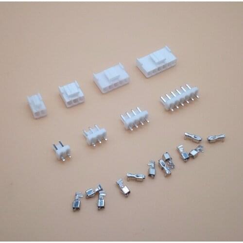 10sets VH 3.96mm 2P 3P 4P 5P 6 Pin Male Plug + Female Housing + Terminals VH3.96 Connector