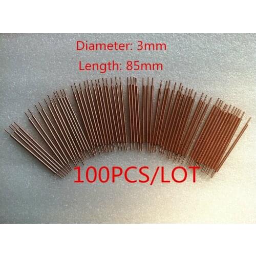 100Pcs/lot Spot Welder Spot Welding Needle Alumina Copper Electrode Spot Welding rods Suitable for Battery Production