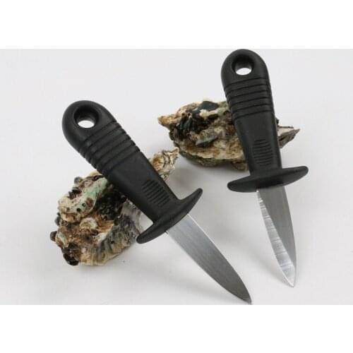 100pcs Stainless Steel Shellfish Opener Oyster Knife Seafood Shell Open Tool Scallop Knife Professional Free DHL WB259