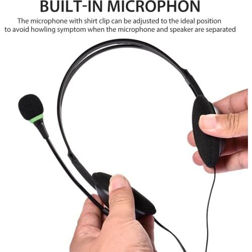 2021 New Universal Business Headset USB Headphones Lightweight Comfortable With Flexible Microphone For Computer Laptop PC