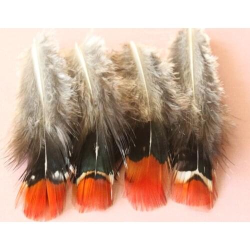50 pcs Beautiful Pheasant Feather Chicken Plume Christmas wedding costumes hat earrings Decorative 4-9 cm