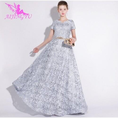 AIJINGYU Plus Size Evening Dress Party Sexy Gown 2021 Women Elegant Formal Special Occasion Dresses Fashion Ball Gowns FS168