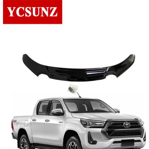 Acrylic Car Bonnet Guard For Toyota Hilux 2021 accessories Tinted Guard Bug Shield Hood Deflector New Car-Stylings