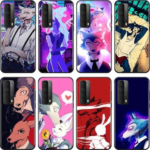 Anime BEASTARS LOVE For Huawei Y9A Y9S Y9 Y8P Y8S Y7A Y7P Y7 Y6 Y6P Y6S Y5P Y5 Prime Pro 2019 2020 Black Soft Phone Case