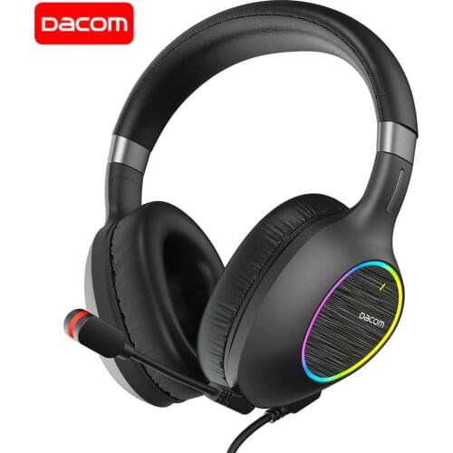 DACOM GH06 Gaming Headset 7.1 Surround Sound Wired Over Ear Gamer Headphone Bass Stereo with Mic For PC Computer Phone