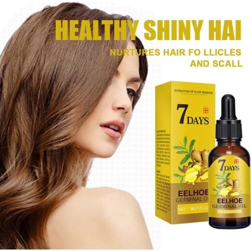 10/15/20/40ml Effective Hair Loss Treatment Conditioner Natural Ginger Plant Serum Oil Fast-Growing Hair Repair Care