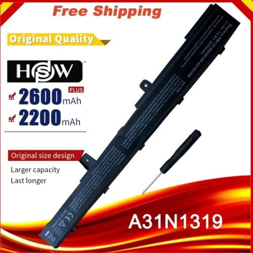 HSW Laptop Battery For ASUS X451M X451MA X551 X551CA X551M X551MA X45LI9C D550MA fast shipping