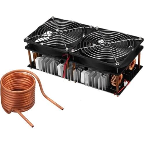 2500W ZVS Induction Heating Board Module Flyback Driver Heater+Coil+Dual fan