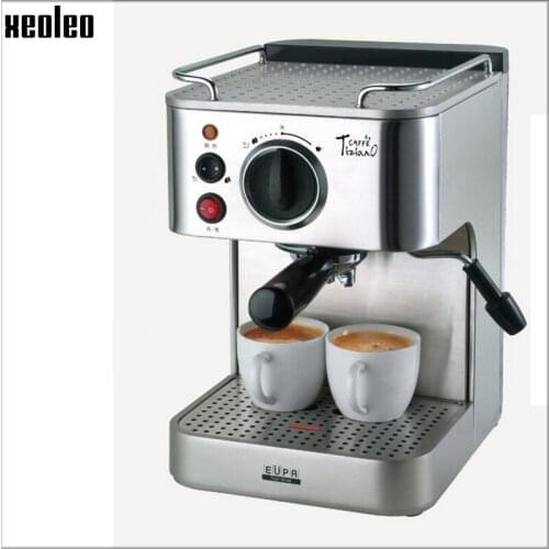 Xeoleo Espresso coffee maker Automatic Coffee machine Stainless steel Espresso Coffee Pump pressure Coffee maker 19Bar/1.6L/920W